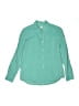 Crewcuts Solid Teal Long Sleeve Button-Down Shirt Size 14 - photo 1