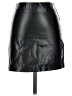 Shein Solid Black Faux Leather Skirt Size 2 - photo 1