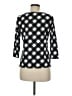Talbots Argyle Black 3/4 Sleeve T-Shirt Size M - photo 2