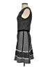 BCBGMAXAZRIA Houndstooth Black Casual Dress Size S - photo 5