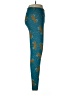 Lularoe Print Teal Leggings Size 1X (Tall & Curvy) - photo 4