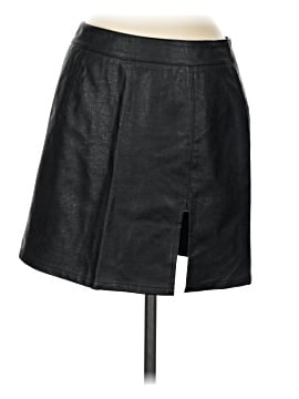 Lioness Faux Leather Skirt (view 1)