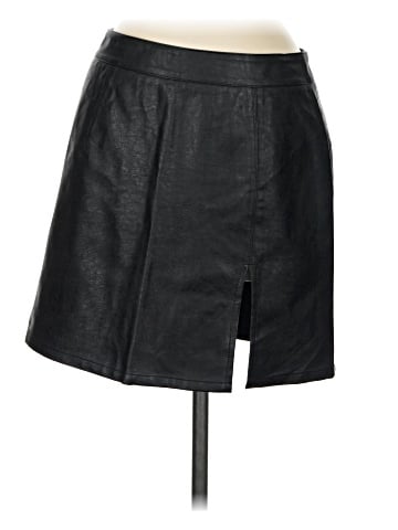 Lioness Faux Leather Skirt (view 1)