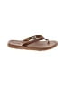 Flojos Brown Flip Flops Size 7 - photo 1
