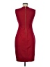 Cache Solid Burgundy Cocktail Dress Size 6 - photo 2
