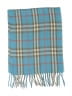 Unbranded 100% Cashmere Plaid Blue scarf One size - photo 2