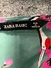 Zara Basic 100% Polyester Print Green Casual Dress Size XS - photo 7
