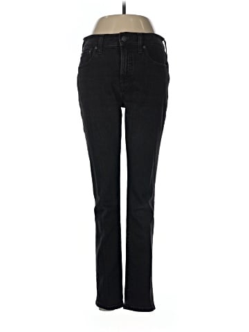 Madewell The Mid-Rise Perfect Vintage Jean in Clean Black Wash (view 1)