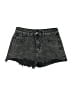 Shein Black Denim Shorts Size 6 - photo 1