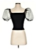 Zara Black Short Sleeve Top Size S - photo 1