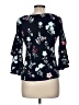 Charter Club Black 3/4 Sleeve Blouse Size M (petite) - photo 2