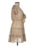 She + Sky 100% Polyester Tan Casual Dress Size M - photo 4