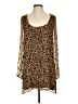 Show Me Your Mumu 100% Viscose Brown Long Sleeve Blouse Size S - photo 1