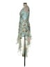 Mac Duggal 100% Polyester Teal Cocktail Dress Size 8 - photo 5