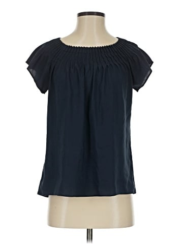Ann Taylor Short Sleeve Blouse (view 1)