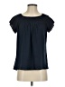 Ann Taylor 100% Polyester Blue Short Sleeve Blouse Size S - photo 1