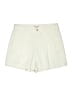 Frances Valentine 100% Cotton Solid Ivory Shorts Size 8 - photo 1