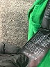 Bebe Color Block Green Jumpsuit Size M - photo 6