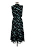 J.Crew 100% Polyester Print Teal Casual Dress Size M - photo 2