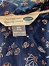 Old Navy 100% Cotton Floral Blue Long Sleeve Button-Down Shirt Size XXL - photo 7