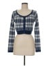Assorted Brands Plaid Blue Cardigan One size - photo 1