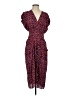 Étoile Isabel Marant 100% Viscose Print Burgundy Cocktail Dress Size EU (FR) 34 / US 2 - photo 1