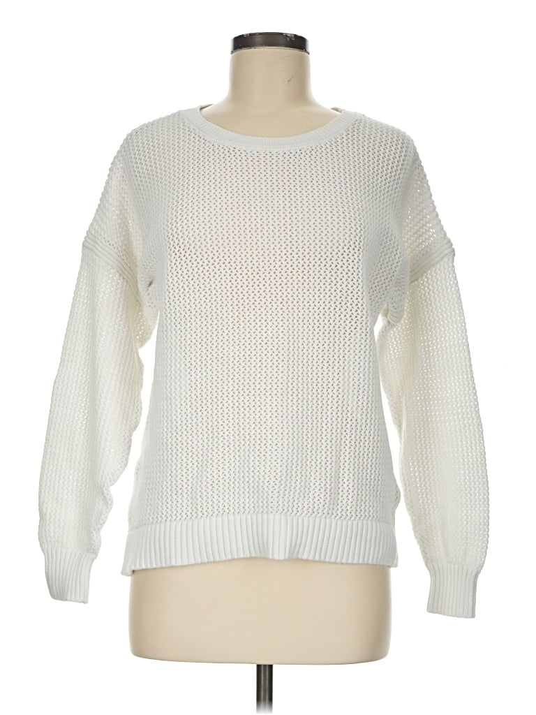 Pre-owned J. Society Pullover Sweater In White