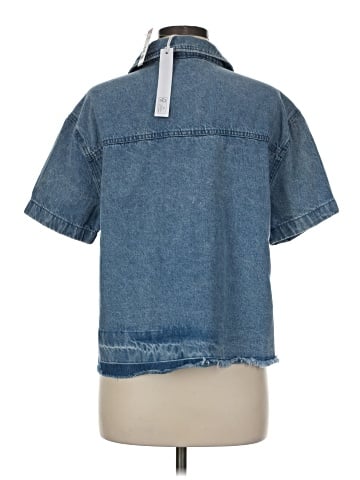 Jane and Delancey Short Sleeve Button-Down Shirt (view 2)