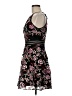 BCX 100% Nylon Floral Black Cocktail Dress Size 7 - photo 5