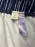 Alya 100% Polyester Stripes Blue Casual Skirt Size L - photo 3