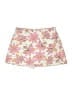 No Man's Land 100% Nylon Floral Ivory Skort Size M - photo 1