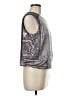 Tiny 100% Polyester Silver Sleeveless Blouse Size M - photo 4