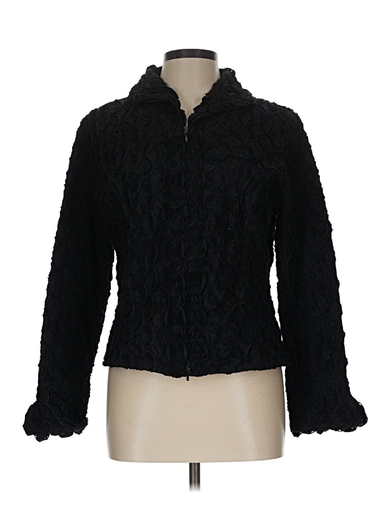 Pre-owned Samuel Dong Long Sleeve Top Black Turtleneck Tops