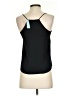 Ann Taylor LOFT 100% Polyester Black Sleeveless Blouse Size XXS - photo 2