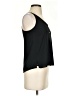 Ann Taylor LOFT 100% Polyester Black Sleeveless Blouse Size XXS - photo 4