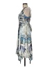 Paradise Paisley Silver Cocktail Dress Size M - photo 5