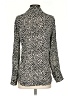 Zara 100% Viscose Animal Print Ivory Long Sleeve Blouse Size XS - photo 2