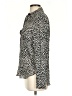 Zara 100% Viscose Animal Print Ivory Long Sleeve Blouse Size XS - photo 5