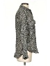 Zara 100% Viscose Animal Print Ivory Long Sleeve Blouse Size XS - photo 4