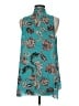 Neiman Marcus 100% Polyester Teal Sleeveless Blouse Size M - photo 2
