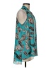 Neiman Marcus 100% Polyester Teal Sleeveless Blouse Size M - photo 4