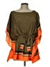 MICHAEL Michael Kors 100% Polyester Orange Poncho Size L - photo 1