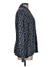 Gianni Paisley Blue Long Sleeve Blouse Size 12 - photo 4