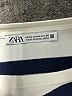 Zara Stripes Ivory Short Sleeve Turtleneck Size M - photo 7
