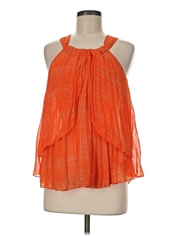 Papaya Sleeveless Blouse (view 1)