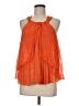 Papaya 100% Polyester Orange Sleeveless Blouse Size M - photo 1