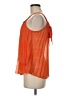 Papaya 100% Polyester Orange Sleeveless Blouse Size M - photo 5