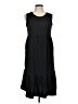 Unbranded Solid Black Casual Dress Size M - photo 1