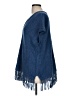 Purejill Blue Poncho Size Med Petite - photo 5