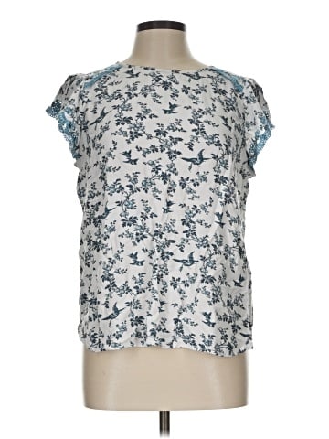 Ann Taylor LOFT Short Sleeve Blouse (view 1)